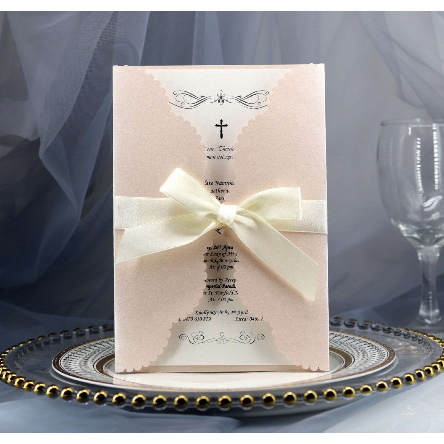 Simple Style Invitation Card Wedding Card Invitation Thanksgiving Day Greeting Card Dark Red
